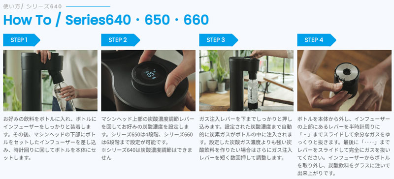 DrinkMate 炭酸メーカー ドリンクメイト シリーズ660 ホワイト 充電式電動モデル DRM1030 マグナム対応 送料無料