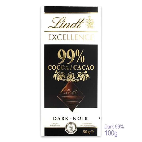 Lindt リンツ 90 エクセレンス 99 カカオ 50g