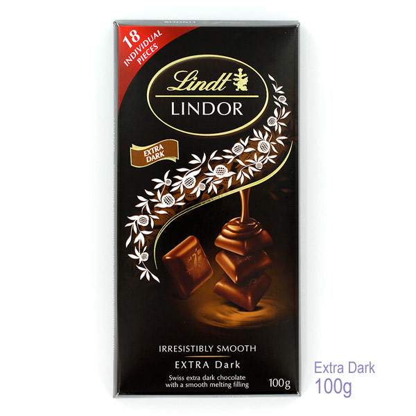 Lindt リンツ 8767 リンドール エキストラビターシングルス 100g