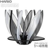 HARIO V60 Dripper SUIREN@nI V60hbp[ ubNzCg 1-4tp VDSU-02-B&W