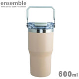 ensemble �A���T���u�� �X�g���[�t�� 2WAY�^���u���[ 600ml �s���N ���r���O