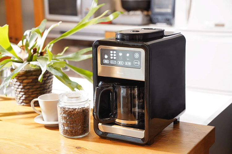 プラススタイル スマート全自動コーヒーメーカー ６杯用 PS-CFE-W01 
