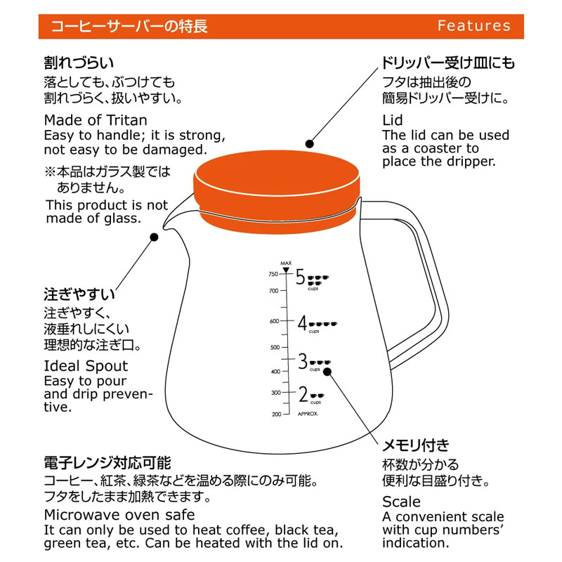 トライタンコーヒーサーバー