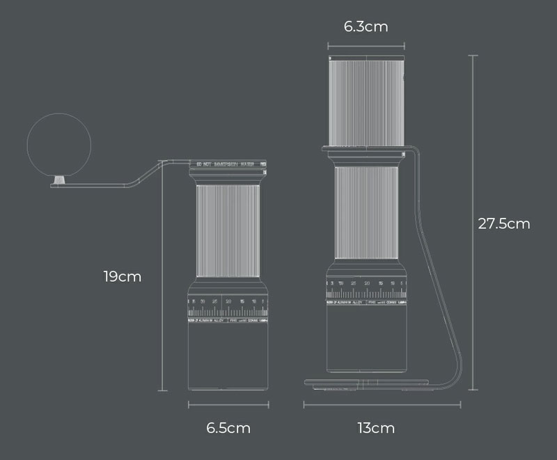 EPEIOS 2WAY Coffee Grinder Essence Duo