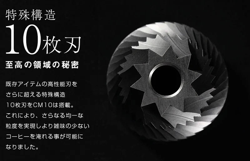 コニカル式刃の解説