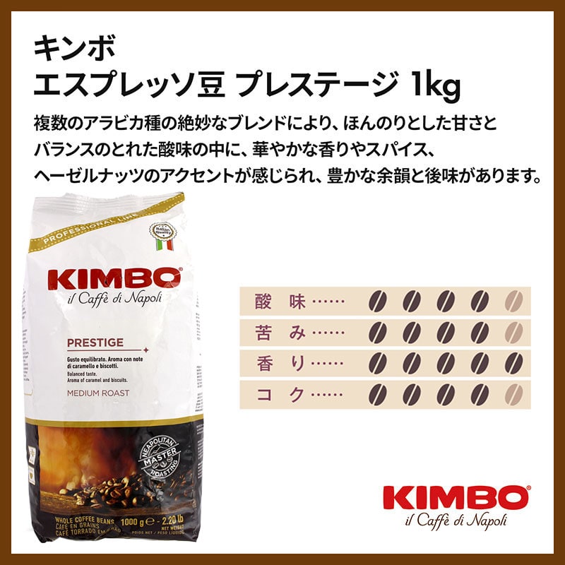 ナポリのコーヒーメーカー・キンボ